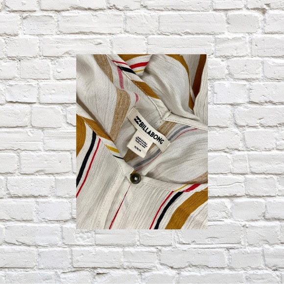 Billabong Button-Down Bell Sleeve Blouse - Picture 3 of 4